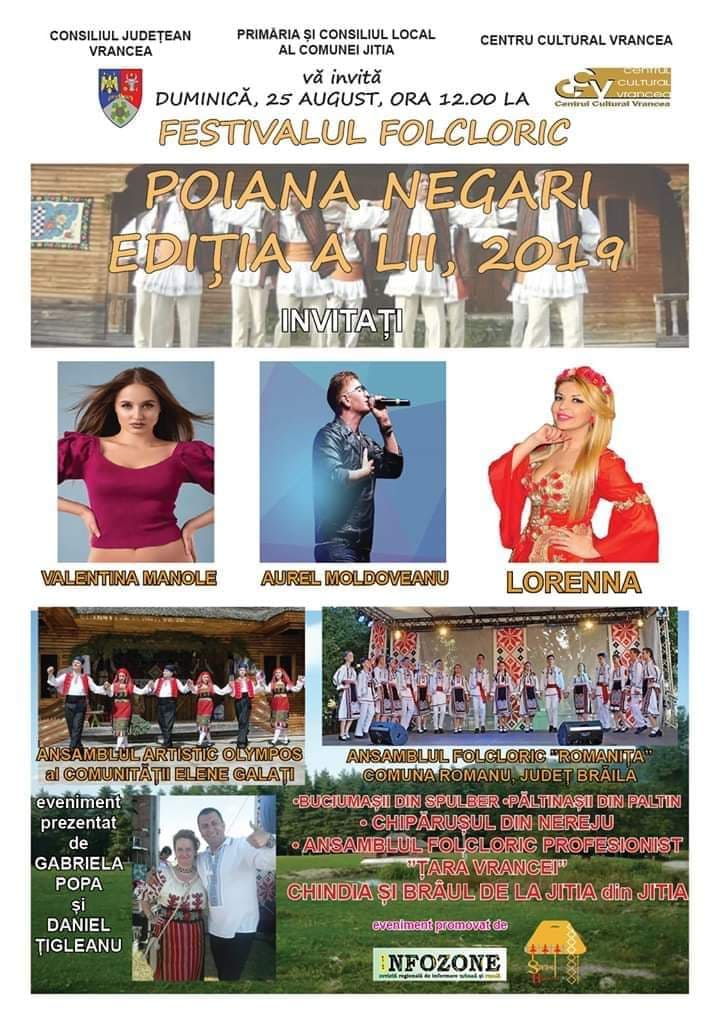 Festival Folcloric „Poiana Negari”, Ediția a LII