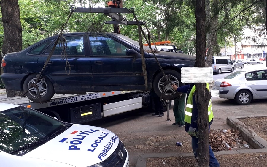 autoturisme abandonate, Politia Locala Braila (1)