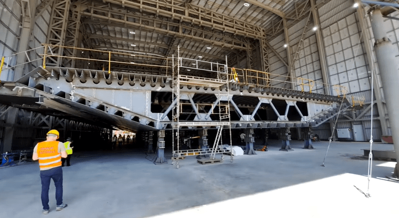 Santierul Naval Braila, tronsoane metalice, Pod Suspendat peste Dunare