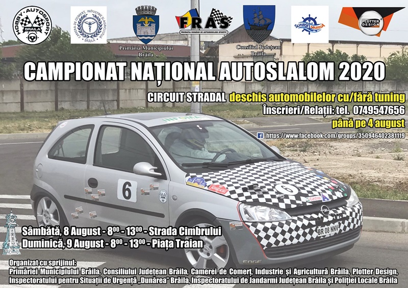 În curând, Campionatul Național de Automobilism AUTOSLALOM&nbsp;2020!