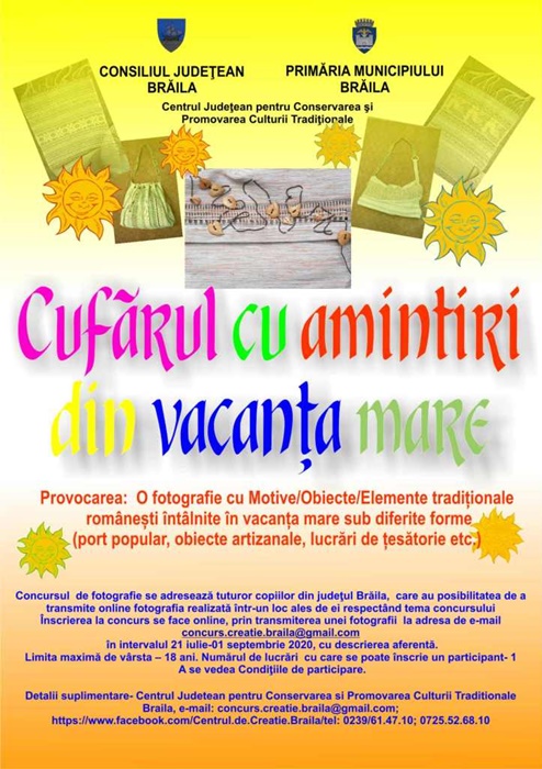 Afis -Cufarul cu amintiri din vacanta mare