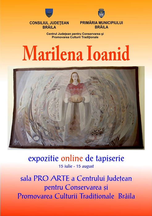 Afis - Marilena Ioanid, expozitie online de tapiserie
