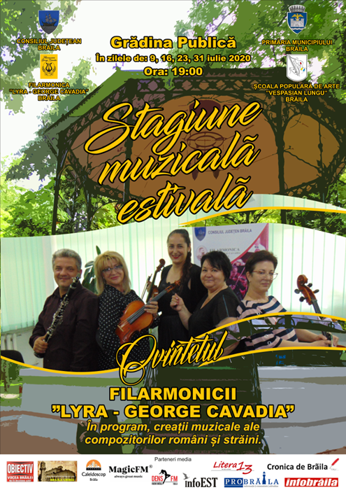 Afis - Stagiune muzicala estivala