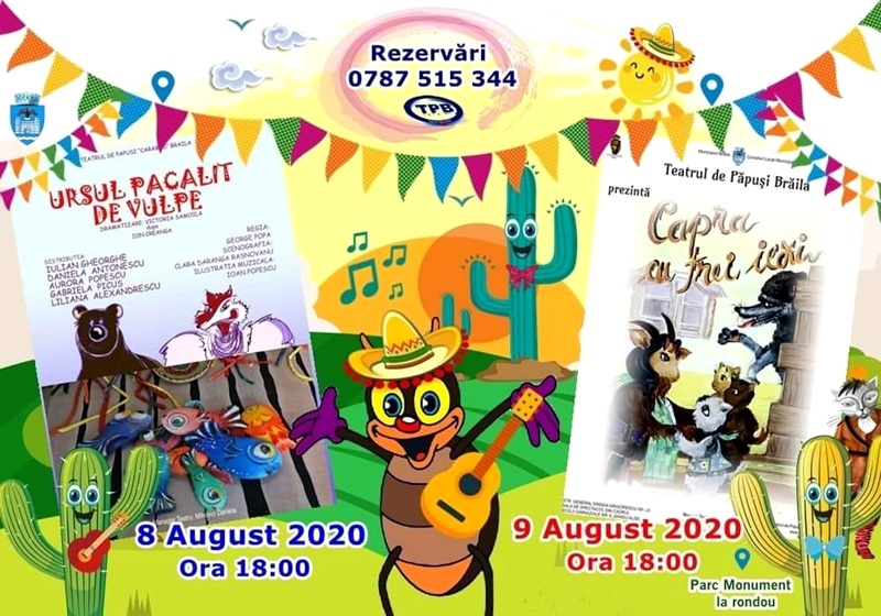 afis - Gradina cu Povesti, Teatrul de Papusi Braila