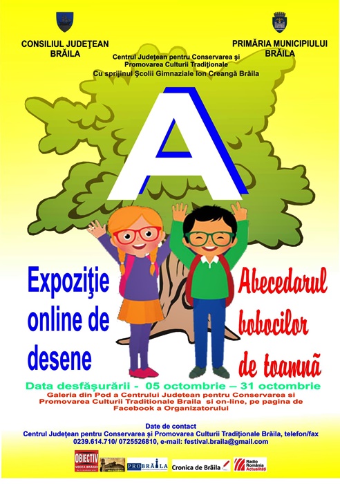 „Abecedarul bobocilor de toamnă”, expoziție online de&nbsp;desene