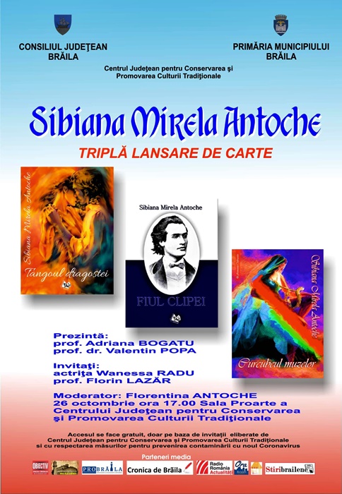 Tripla lansare de carte a poetei Sibiana Mirela&nbsp;Antoche