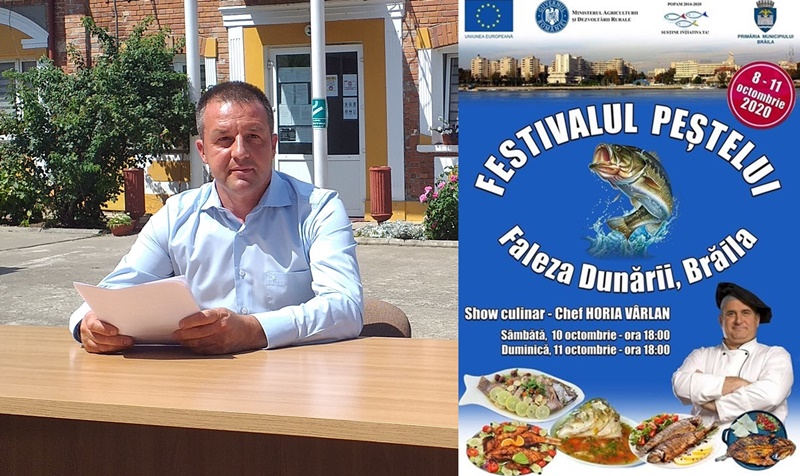 Marian Dragomir: „FESTIVALUL PEȘTELUI – vineri, sâmbătă și duminică, pe Faleza Dunării – Cele mai gustoase preparate din&nbsp;pește!”