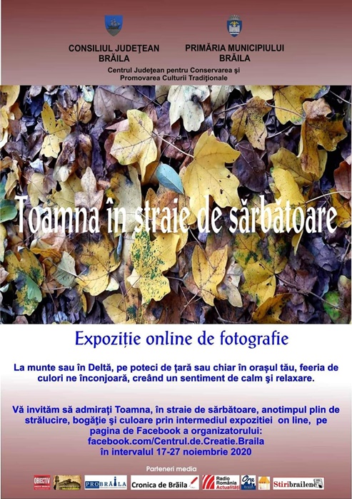 Expoziție on-line de fotografie „Toamna în straie de&nbsp;sărbătoare„