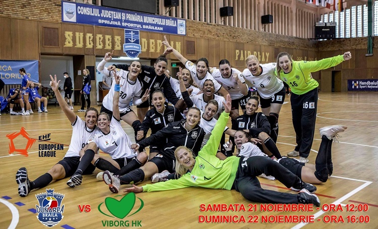Viborg HK, triplă câștigătoare de Liga Campionilor, va disputa 2 meciuri la Brăila, în Sala Polivalentă&nbsp;Danubius!