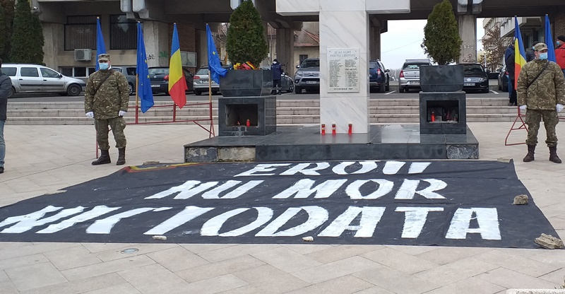 Eveniment comemorativ în cinstea eroilor revoluției din decembrie 1989, de la&nbsp;Brăila