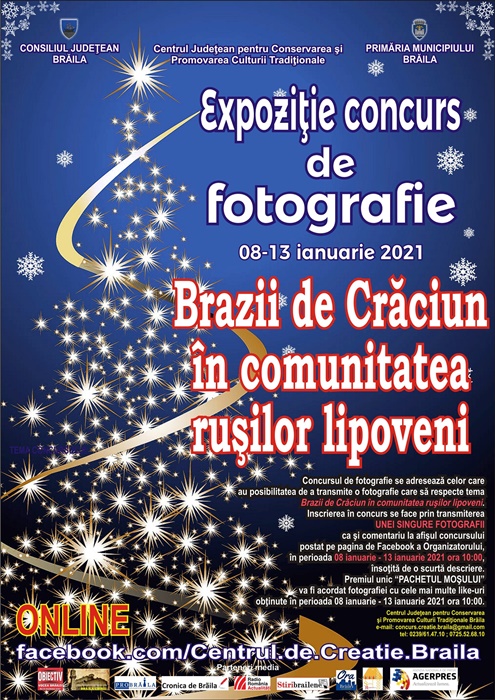 „Brazii de Crăciun în comunitatea rușilor lipoveni” – expoziție concurs de&nbsp;fotografie