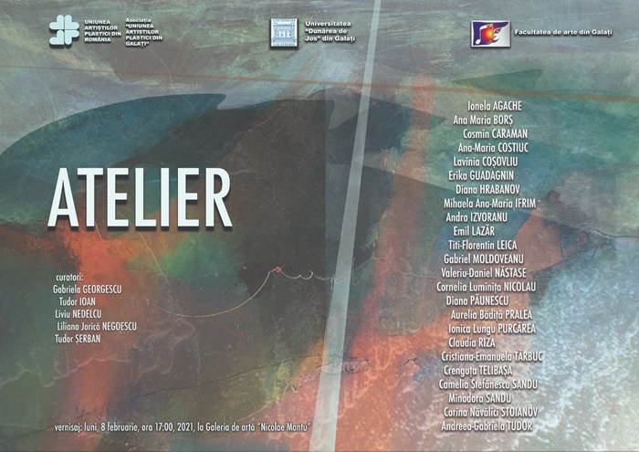 „Atelier”, expoziție la Galeria de Artă „Nicolae Mantu” din&nbsp;Galați