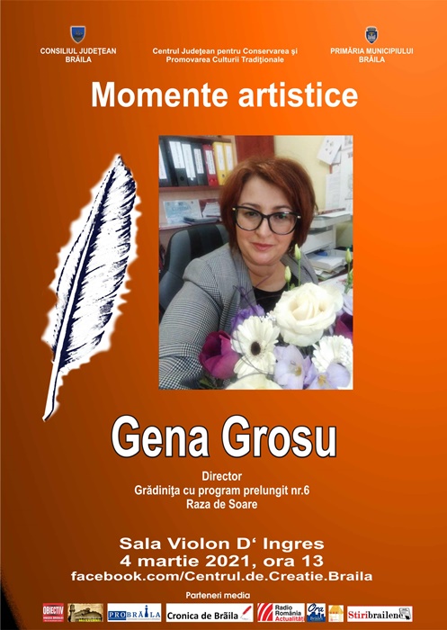 Momente artistice cu Gena Grosu, director al Grădiniței  Nr. 6 din&nbsp;Brăila