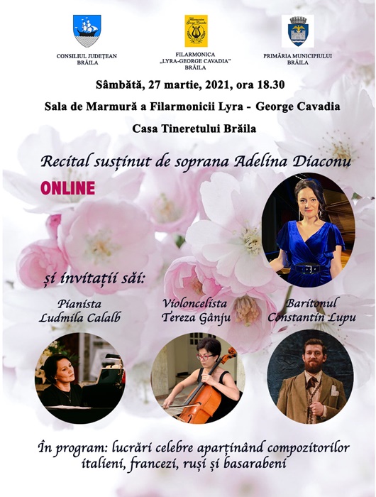 Recital online susținut de soprana Adelina&nbsp;Diaconu