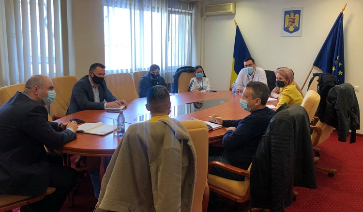 „Întâlnire de lucru cu reprezentanți ai marilor lanțuri de magazine din municipiul Brăila”, la Prefectura Județului&nbsp;Brăila