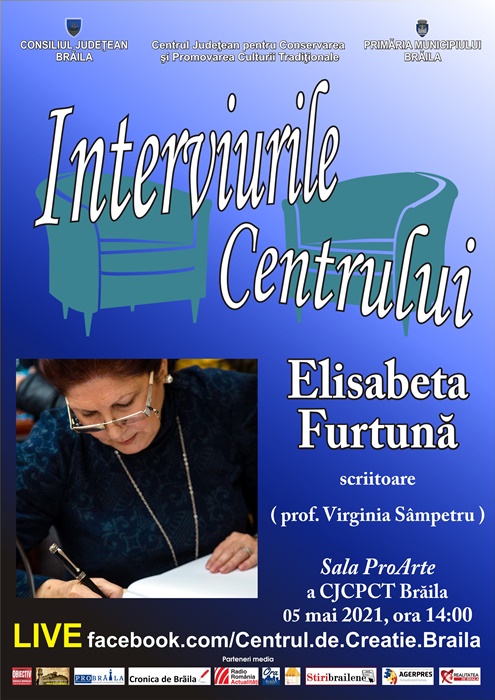 „Interviurile Centrului” cu scriitoarea Elisabeta&nbsp;Furtună