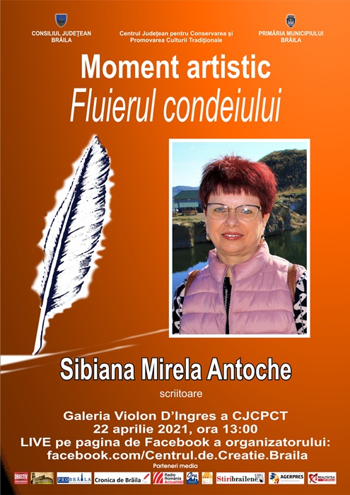 Moment artistic „Fluierul condeiului” cu Sibiana Mirela&nbsp;Antoche