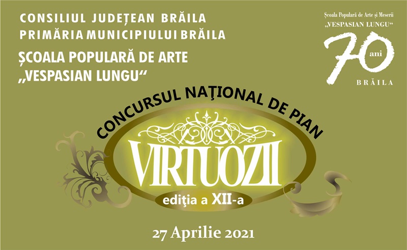 Concursul Naţional de Pian “Virtuozii” 2021 și-a premiat&nbsp;câștigătorii