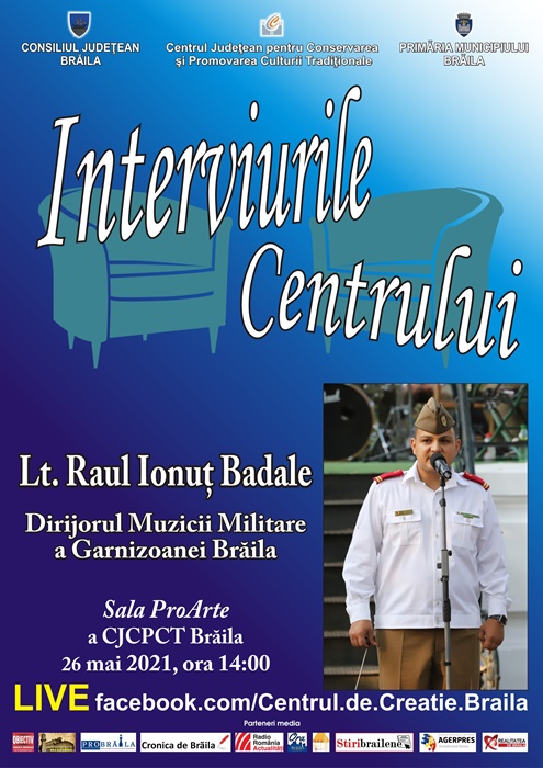 „Interviurile Centrului” cu Lt. Raul-Ionuţ&nbsp;Badale