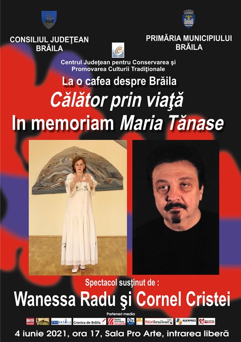 La o cafea despre Brăila – Călător prin viață. In memoriam Maria&nbsp;Tănase.