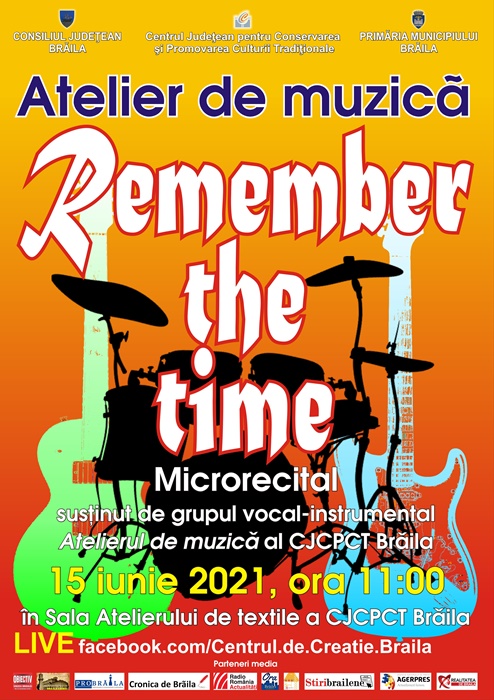 „Remember the time” – Microrecital susținut de grupul vocal-instrumental „Atelierul de&nbsp;muzică”