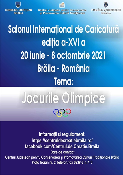 Participă și tu la „Salonul Internațional de caricatură”, ediția a&nbsp;XVI-a!