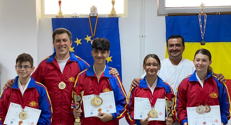 Patru karateka brăileni, de la Tsunamy Brăila, au obținut 4 medalii de aur la European Cup SKDUN, din&nbsp;Slovenia