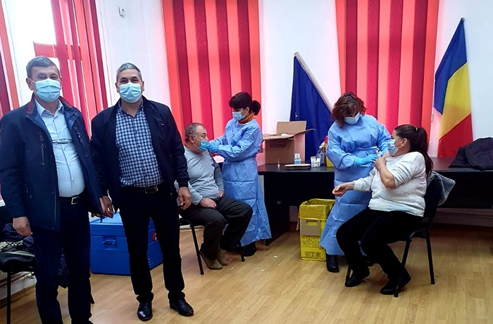 Echipa mobilă de vaccinare a ajuns și în comuna&nbsp;Gropeni
