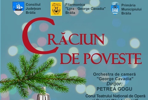 „Crăciun de poveste” cu Filarmonica “Lyra-George Cavadia”
