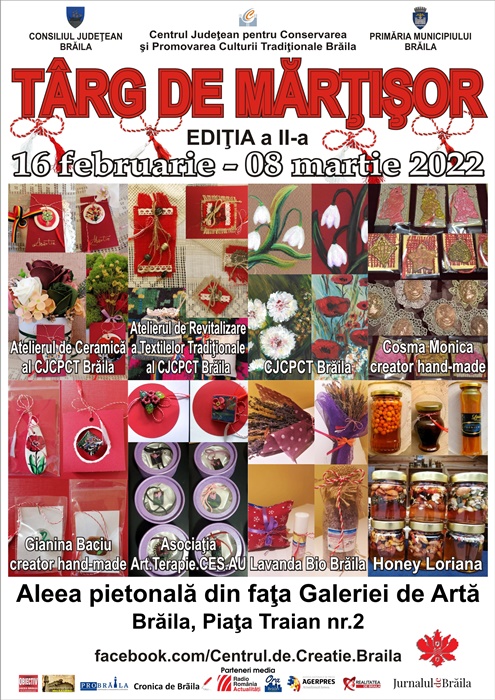 „Târgul de Mărţişor” își va „deschide porțile” la&nbsp;Brăila