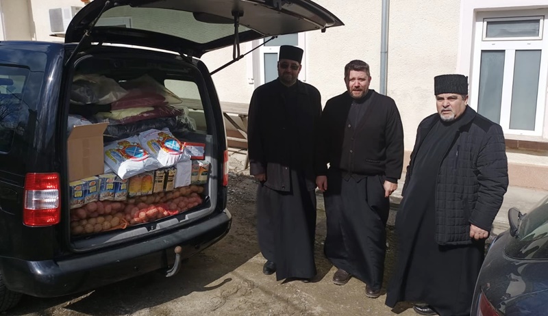 Daruri pentru căminul de bătrâni din localitatea Orlivka, regiunea Odessa, oferite de Parohia „Sf. Filofteia“ din&nbsp;Brăila