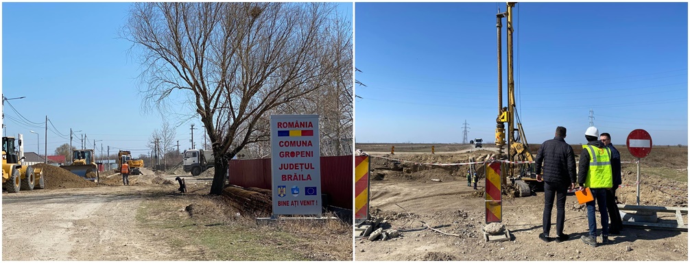 Lucrări de modernizare demarate în forță pe DJ255A, tronsonul Gropeni – Unirea –&nbsp;Silistraru!