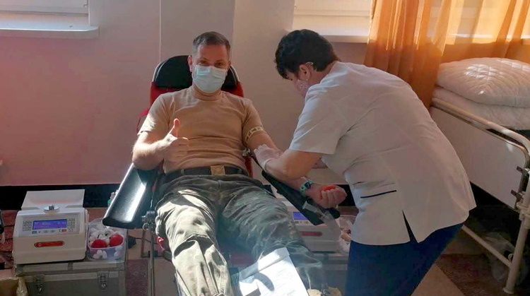 „Dăruieşte viaţă”, campanie de donare de sânge de Ziua Forţelor&nbsp;Terestre
