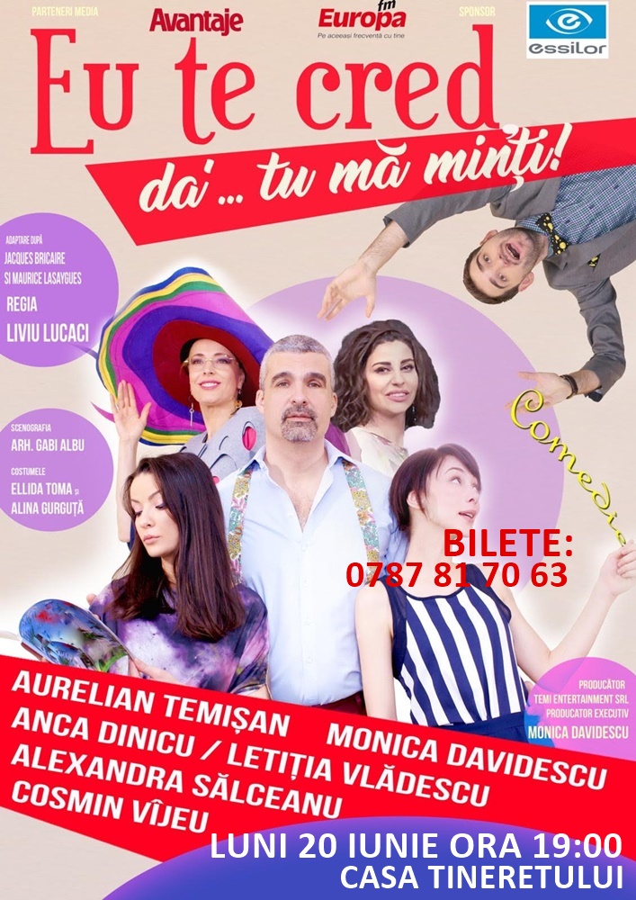 Nu ratați comedia “Eu te cred, da’ tu mă&nbsp;minți!”