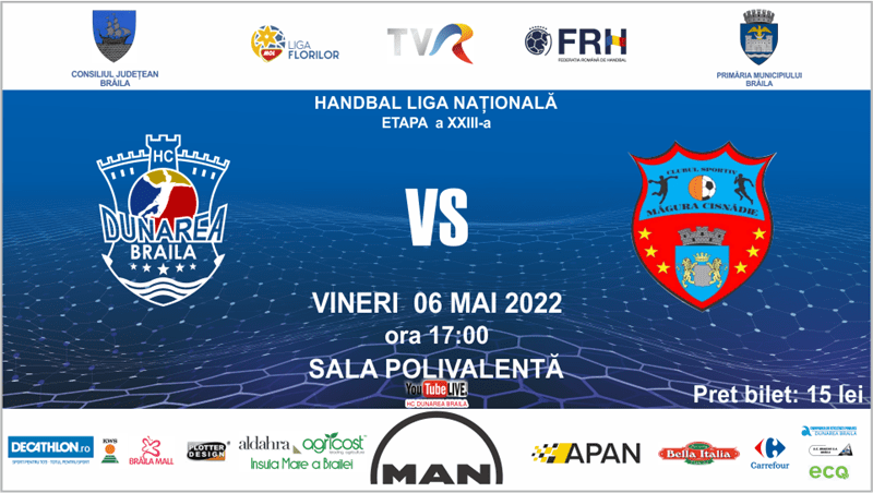 Vineri HC Dunărea Brăila joacă acasă cu CS Măgura Cisnădie | Adrian Manole: „Suntem optimiști chiar dacă avem multe jucătoare&nbsp;accidentate”