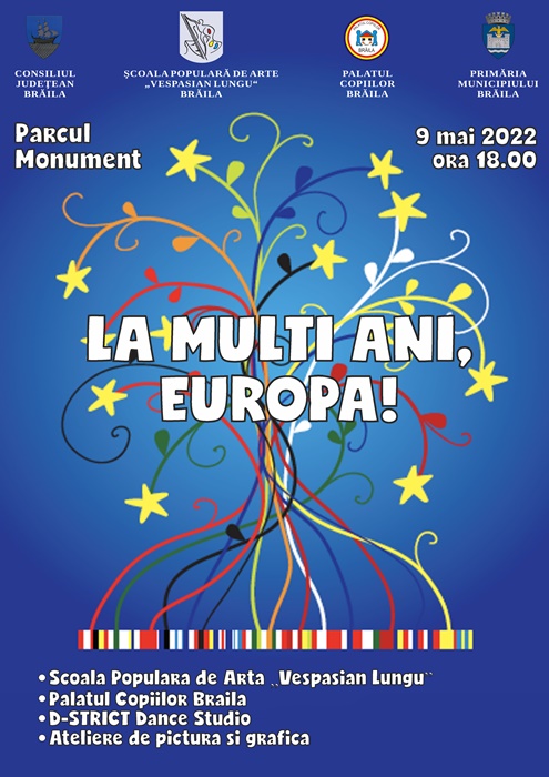 „La mulți ani, Europa!”, spectacol muzical-coregrafic în aer&nbsp;liber