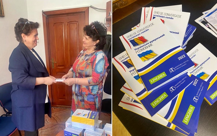 Peste 100 de ghiduri de conversație au fost distribuite refugiaților ucraineni care urmează cursuri de limba română în Județul&nbsp;Brăila