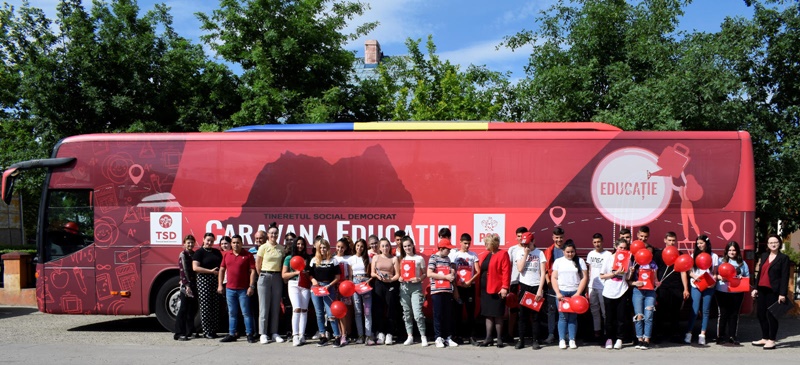 Caravana Educației, un ambițios program gândit de organizația Tinerilor Social Democrați la nivel național, a ajuns și în Județul&nbsp;Brăila