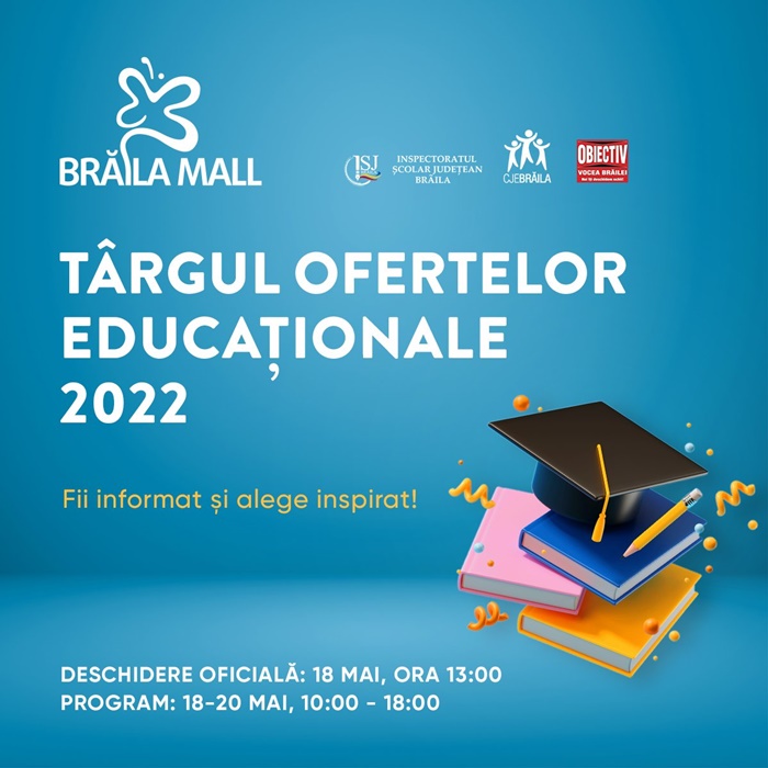 În perioada 18-20 mai, absolvenții clasei a VIII-a sunt invitați la „Târgul ofertelor&nbsp;educaționale”