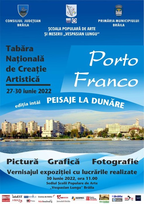 Vernisajul expoziției de pictură, grafică și fotografie “Porto Franco” – Peisaje la&nbsp;Dunăre
