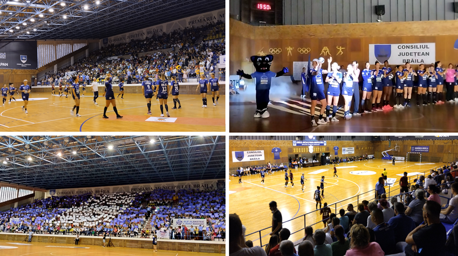 Alb-Albastră e inima noastră! | Mare show sportiv de prezentare a echipei HC Dunărea Brăila | 2000 de suporteri dornici să întâlnească echipa&nbsp;favorită!