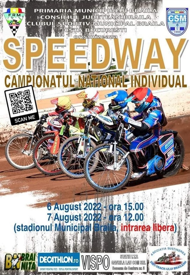 Speedway – Campionatul Național Individual de Dirt Track, în acest weekend, la&nbsp;Brăila!