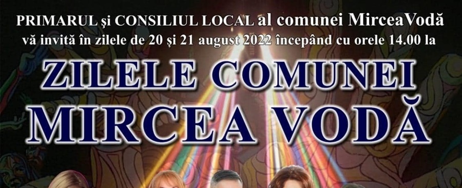 Muzică, dans și voie bună la Zilele Comunei Mircea&nbsp;Vodă!