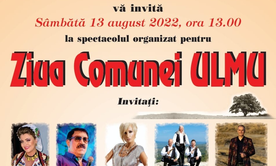 Ziua Comunei Ulmu | Primarul Vasile Bănică: „Comunitatea trebuie implicată, din ce în ce mai mult, în organizarea de evenimente culturale, sportive și&nbsp;recreative!”