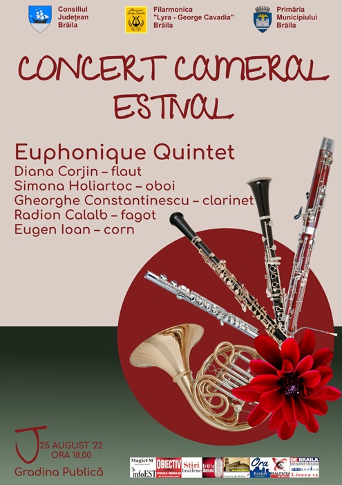 Concert cameral estival cu Euphonique&nbsp;Quintet!