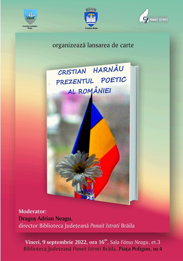 Lansare de carte | “Prezentul poetic al României”, semnată de Cristian&nbsp;Harnău