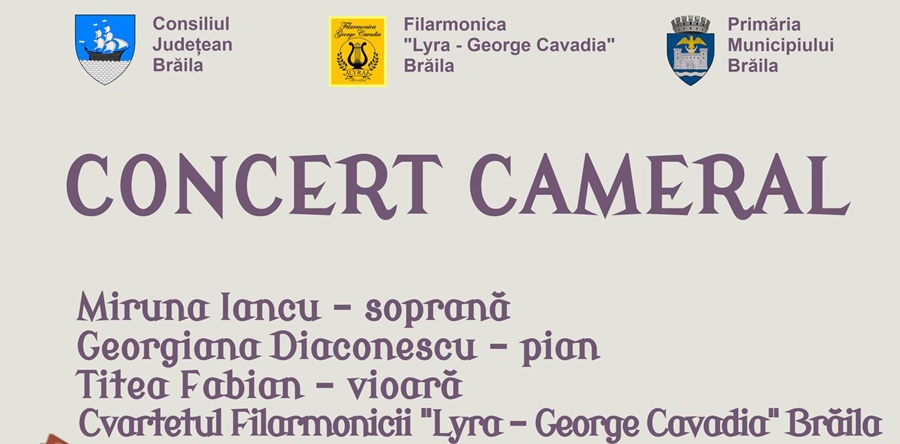 La început de toamnă, Concert cameral oferit de Filarmonica “Lyra – George Cavadia”&nbsp;Brăila