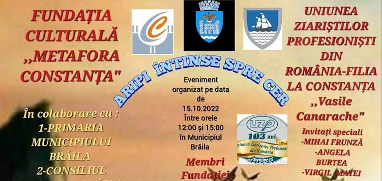 „Aripi întinse spre cer”, regal de poezie și muzică la&nbsp;Brăila