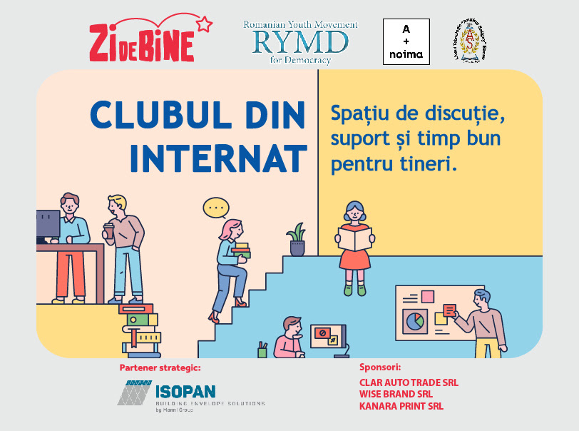 Asociația „Zi de Bine Moldova” inițiază proiectul „Clubul din Internat” – o alternativă de petrecere a timpului liber pentru copiii din&nbsp;internat