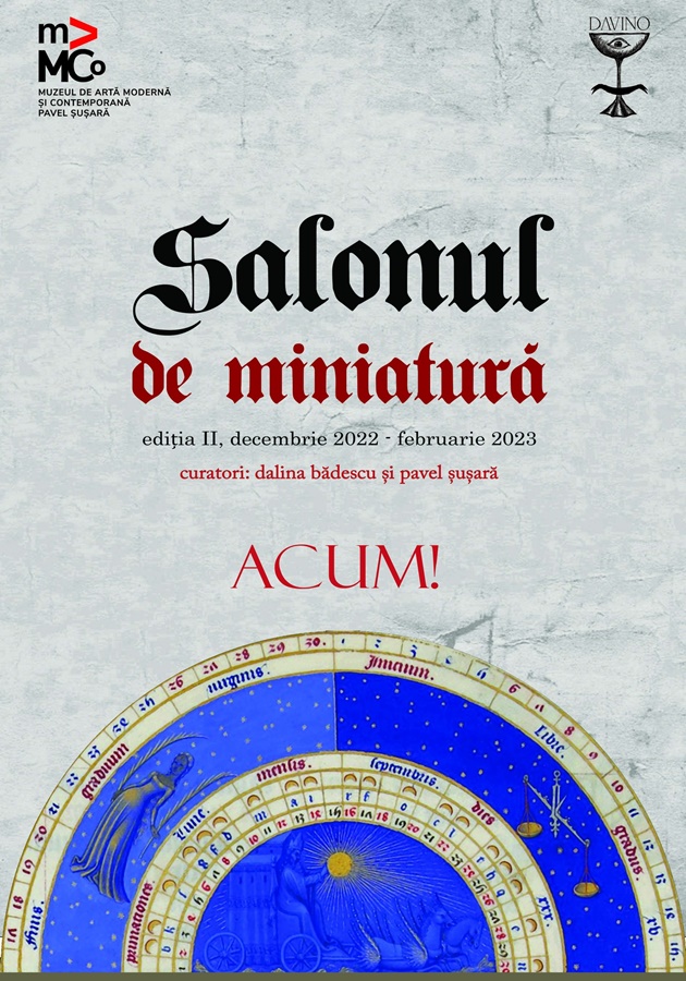 Au început înscrierile pentru cea de-a doua ediția a „Salonului de miniatură”, organizat de Muzeul de Artă Modernă și Contemporană „Pavel Șușară” în parteneriat cu&nbsp;Davino!